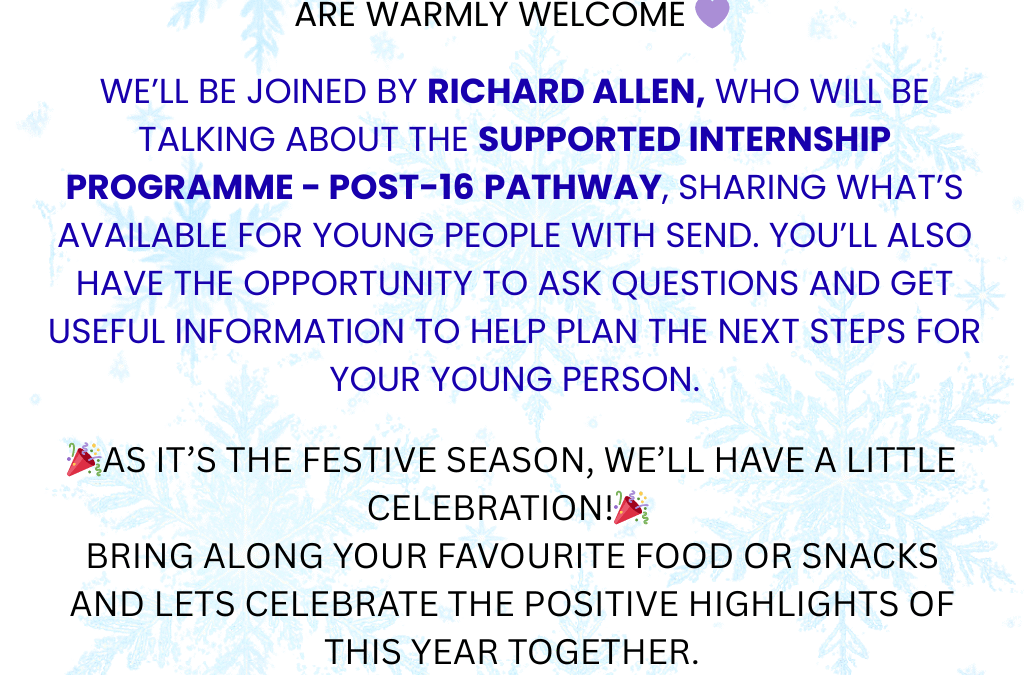 SEND Parent and Carer Coffee Morning