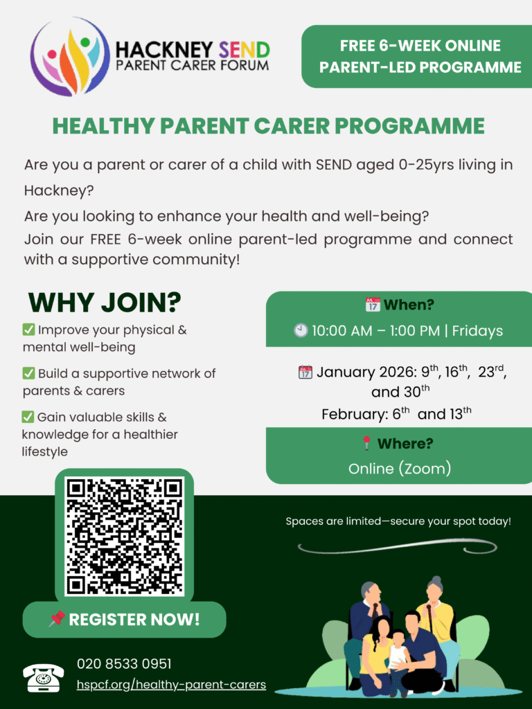 Healthy Parent Carers Programme Poster_HSPCF